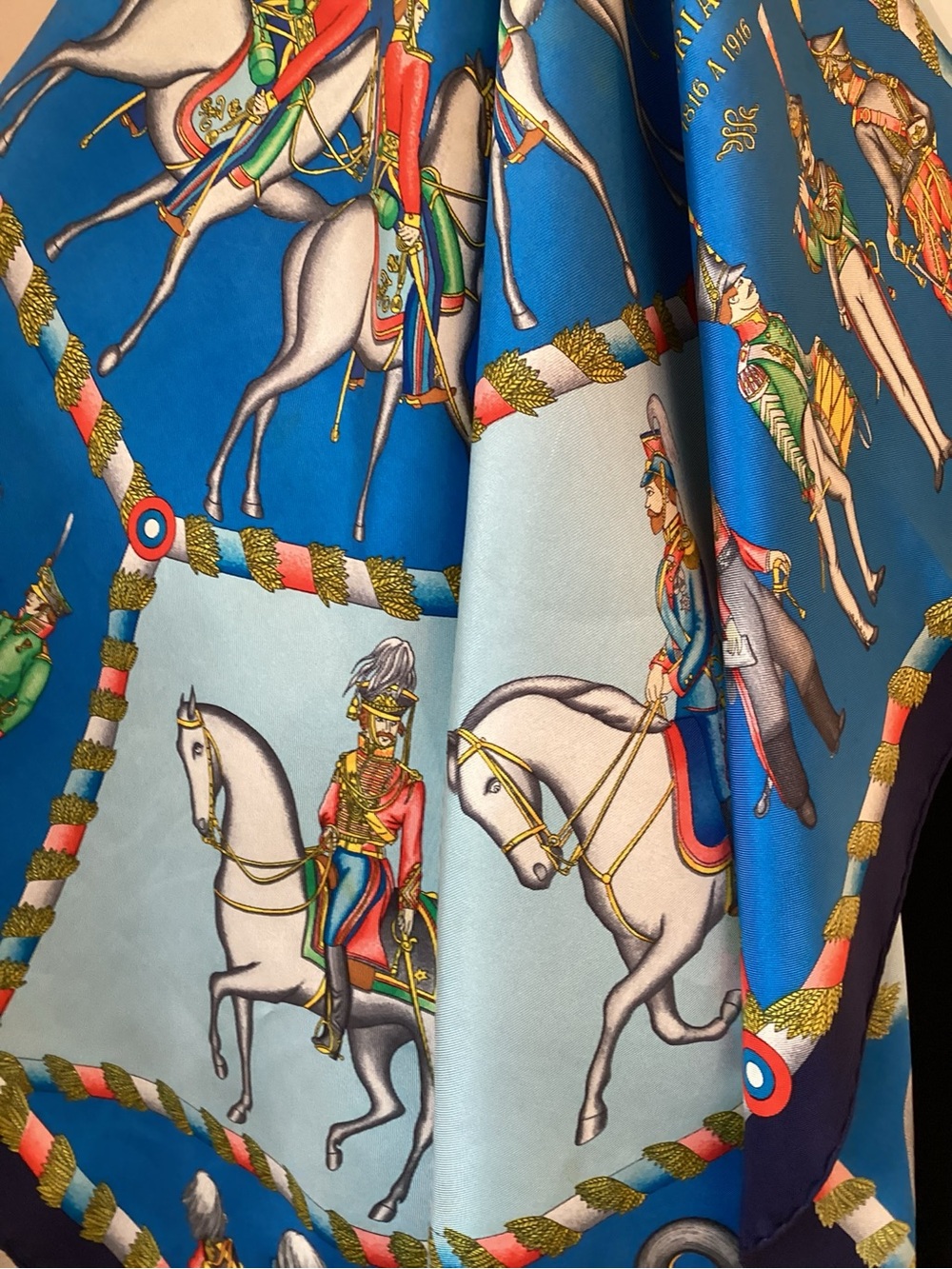 Hermes scarf “Armee  Imperiale Russe De 1816 A 1916”